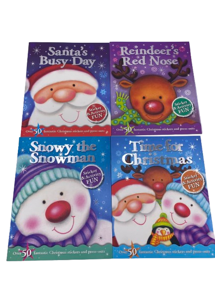 Santa's Busy Day Christmas Sticker Fun