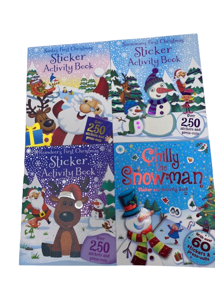 Santa's Busy Day Christmas Sticker Fun