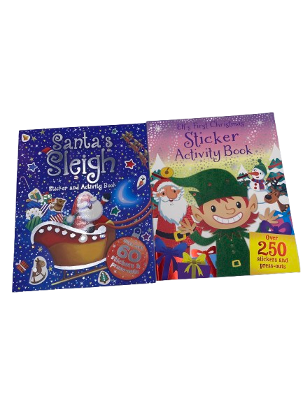 Santa's Busy Day Christmas Sticker Fun