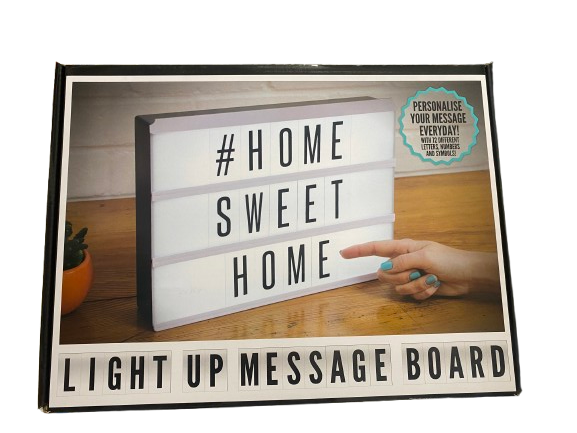 Light up message board