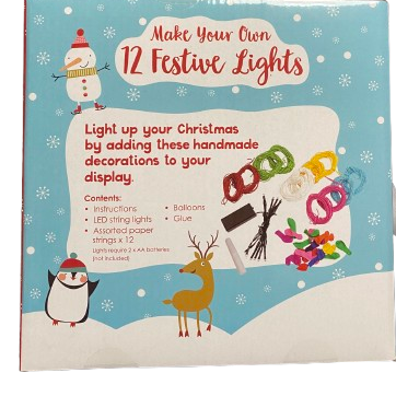 Make Your Own Christmas String Lights