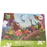 Bug and insect jumbo floor puzzle - 48 pieces