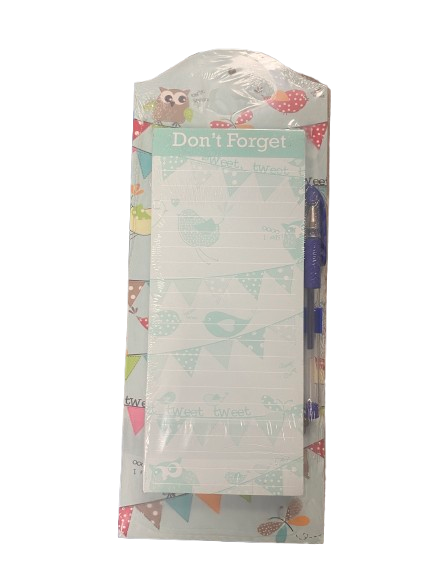Magnetic "to do" list  (Don't Forget, Shopping List)