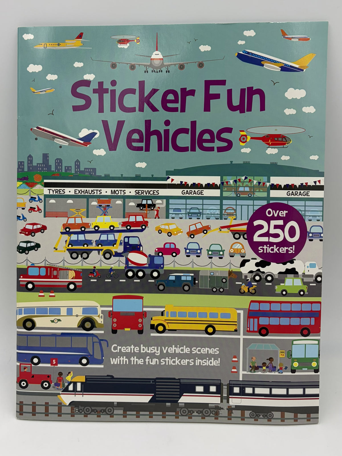 Sticker Fun Vehicles (250 stickers)