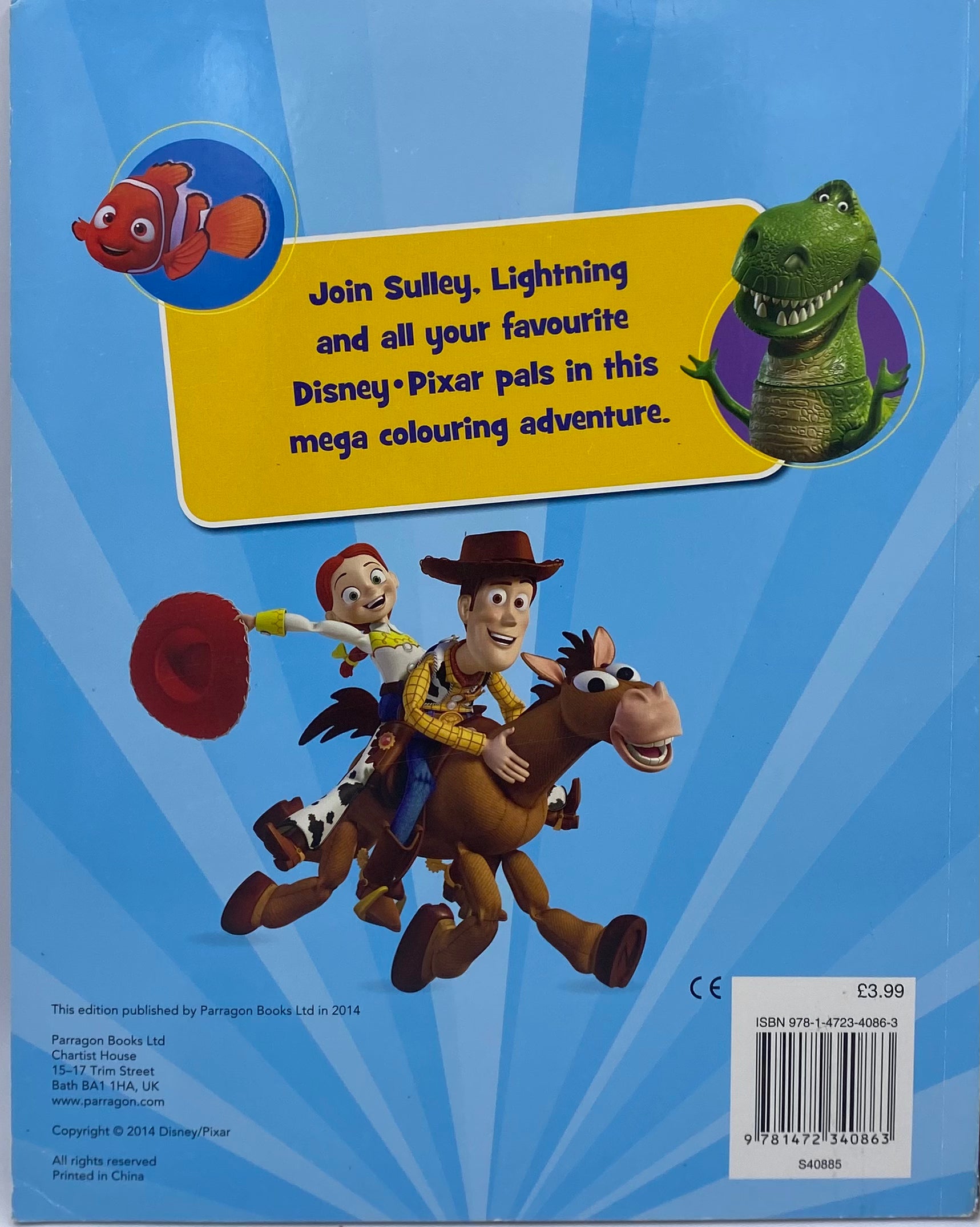 Disney Pixar Mega Colouring