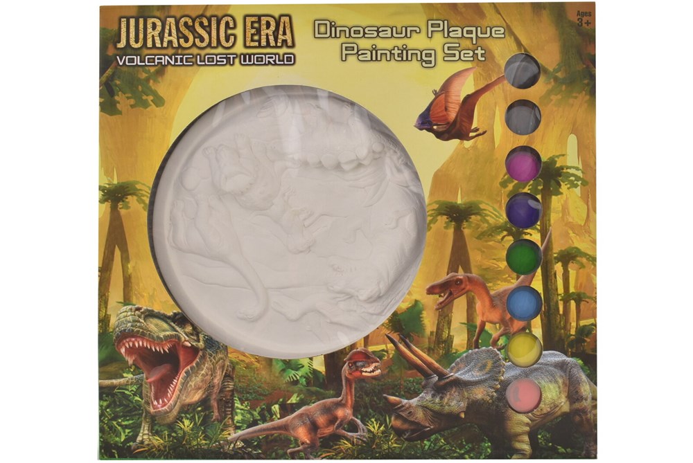 Jurassic Era - Dinosaur Plaque Painting Set