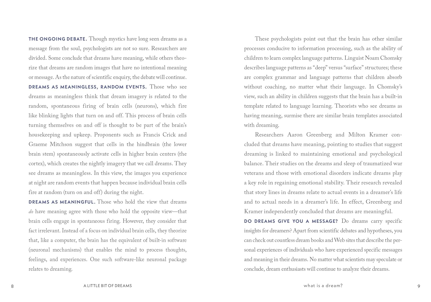A Little Bit of Dreams: An Introduction to Dream