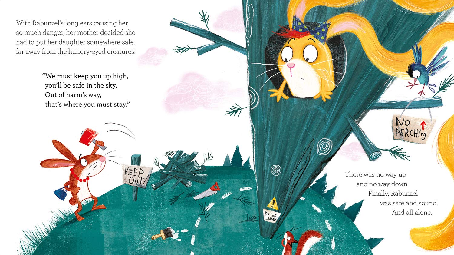 Rabunzel: A hilariously funny illustrated children’s picture book based on the fairy tale Rapunzel - perfect family fun for Easter! (Fairy Tales for the Fearless)
