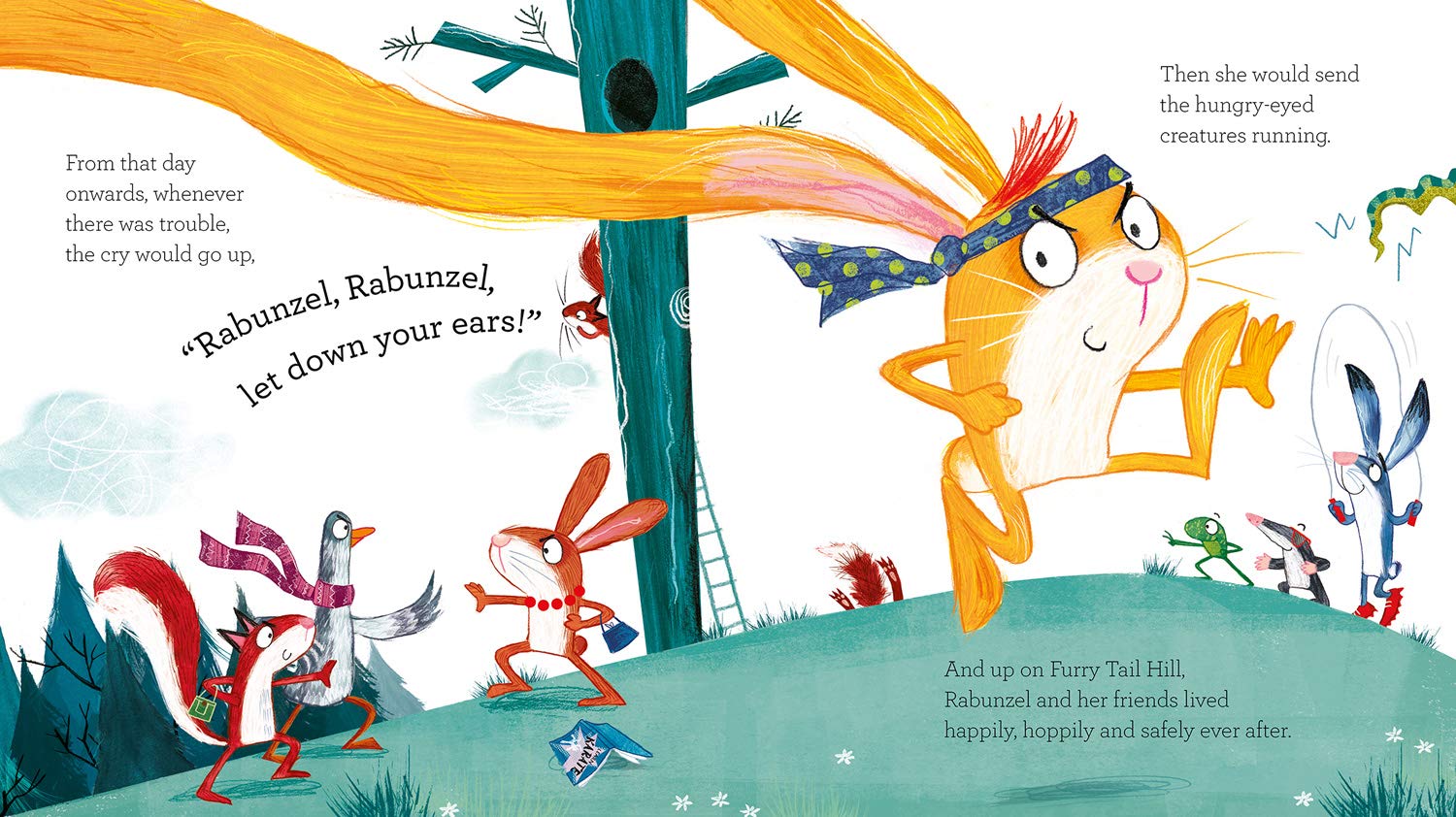 Rabunzel: A hilariously funny illustrated children’s picture book based on the fairy tale Rapunzel - perfect family fun for Easter! (Fairy Tales for the Fearless)