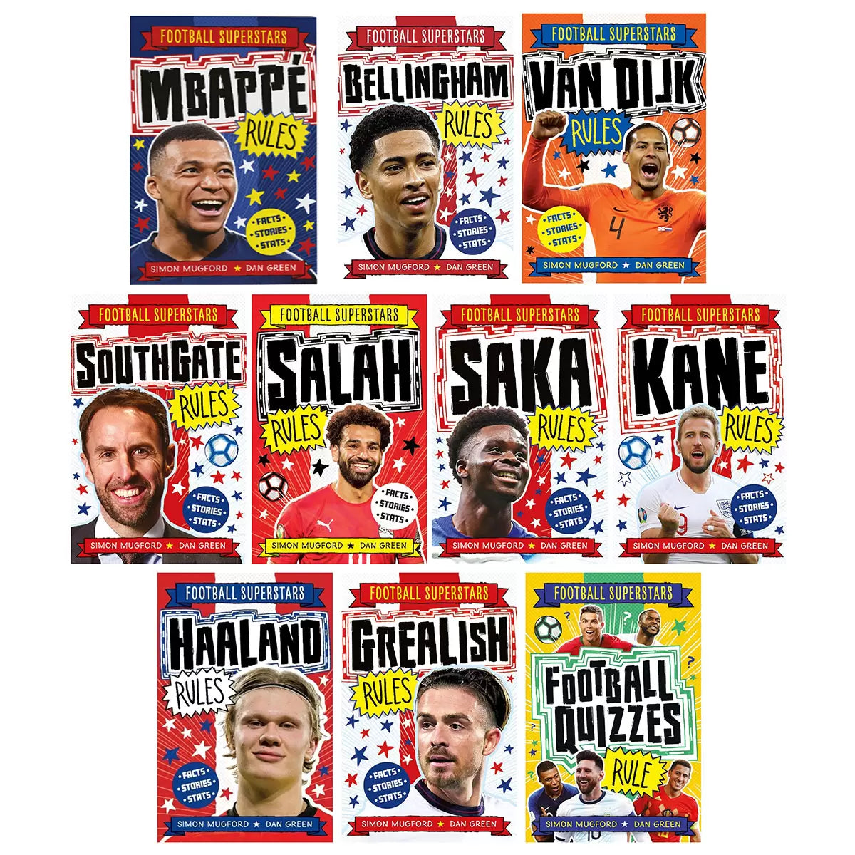 Football Superstars 10-Book Mega Pack
