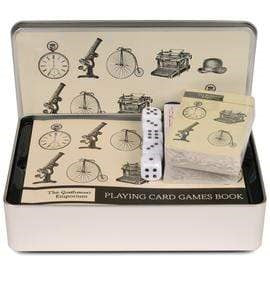 THE GENTLEMANS EMPORIUM PLAYING CARDS SET IN TIN