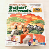 Mould and Paint 3D Safari Animals