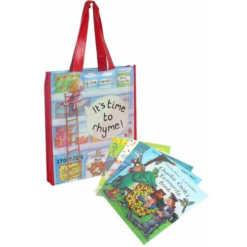 It's Time to Rhyme Collection 10 Children Books Set in a Bag