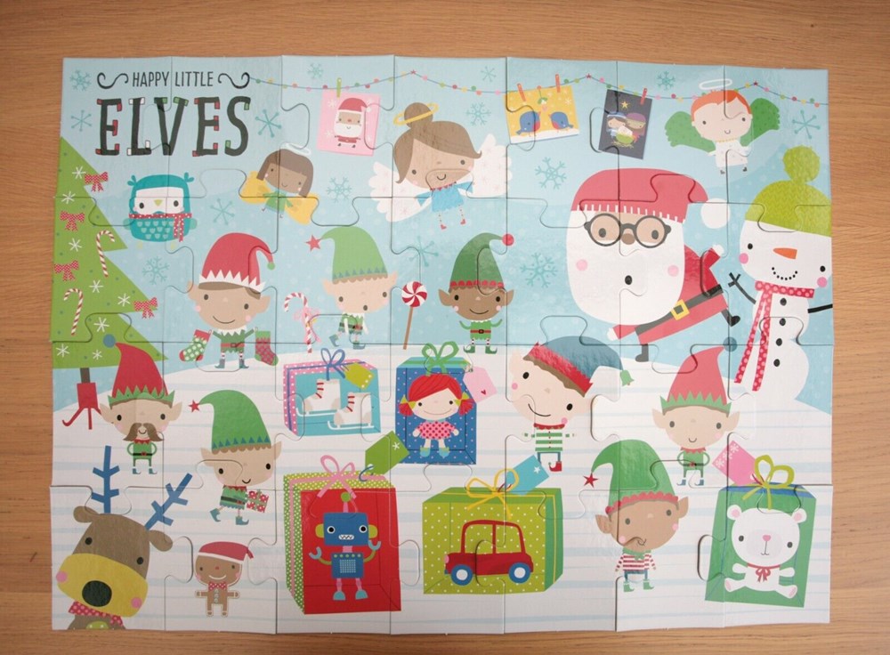 Happy Little Elves Floor Puzzle