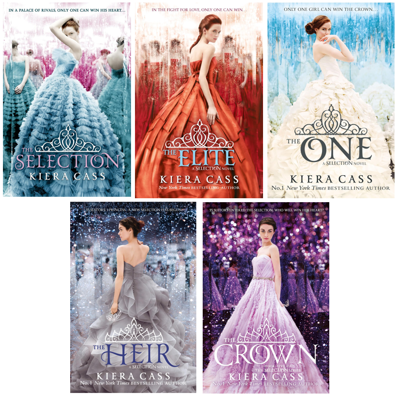 Kiera Cass Selection Collection 5 Books Bundle (The Selection, Elite, The One, The Heir, The Crown)