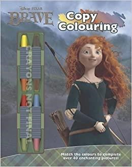 Disney's Brave Copy Colouring Book With Crayons