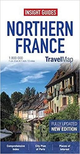 Insight Travel Maps: Northern France Map