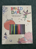 Roald Dahl Create and Colour Set with Colouring Pens