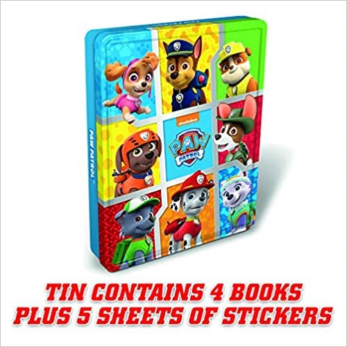 Paw Patrol tin of books