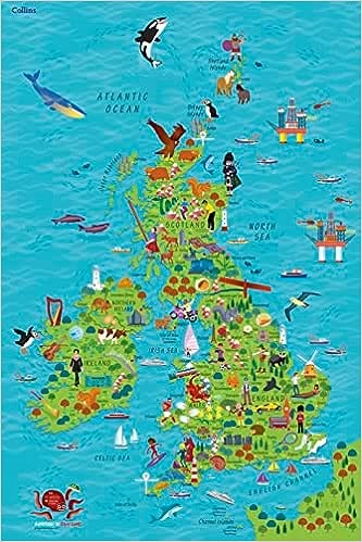 Children’s Wall Map of the United Kingdom and Ireland