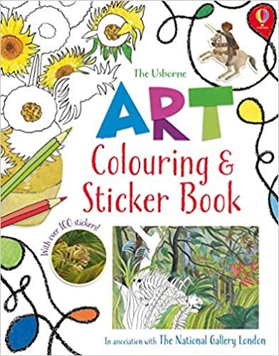 Usborne ART Colouring & Sticker Book