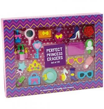 Perfect Princess Erasers Set of 20